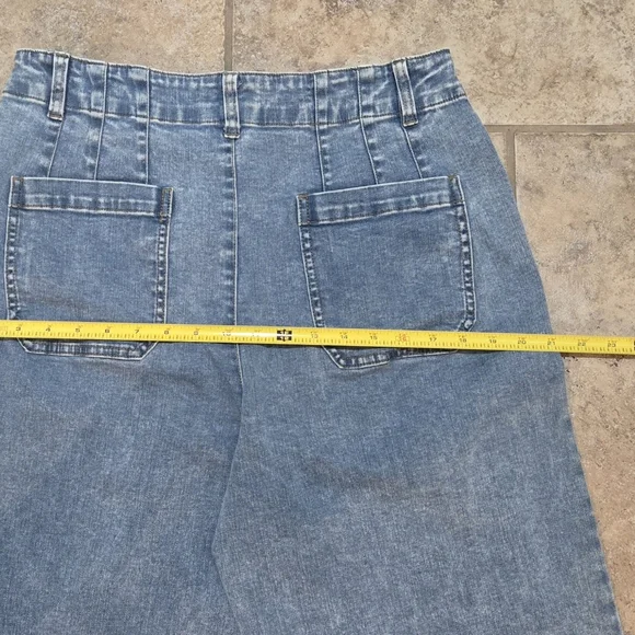 HABITAT Blue Wide Leg Jeans Sz 14 - Picture 6 of 6